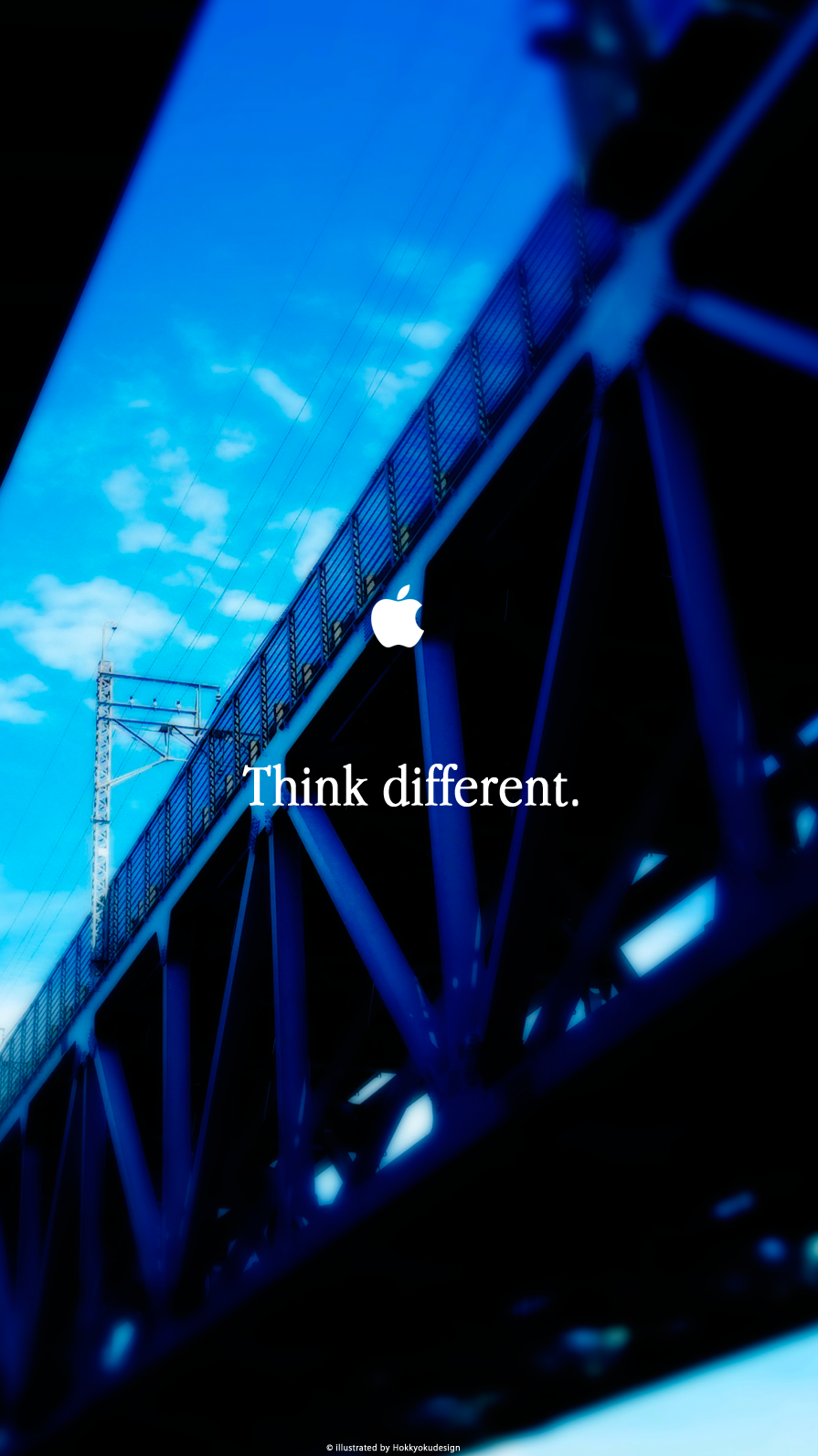 iPhone / Android用壁紙　Think different 2016