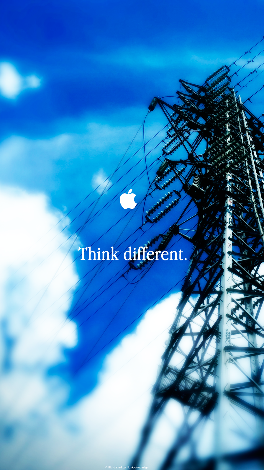 iPhone / Android用壁紙　Think different 2016