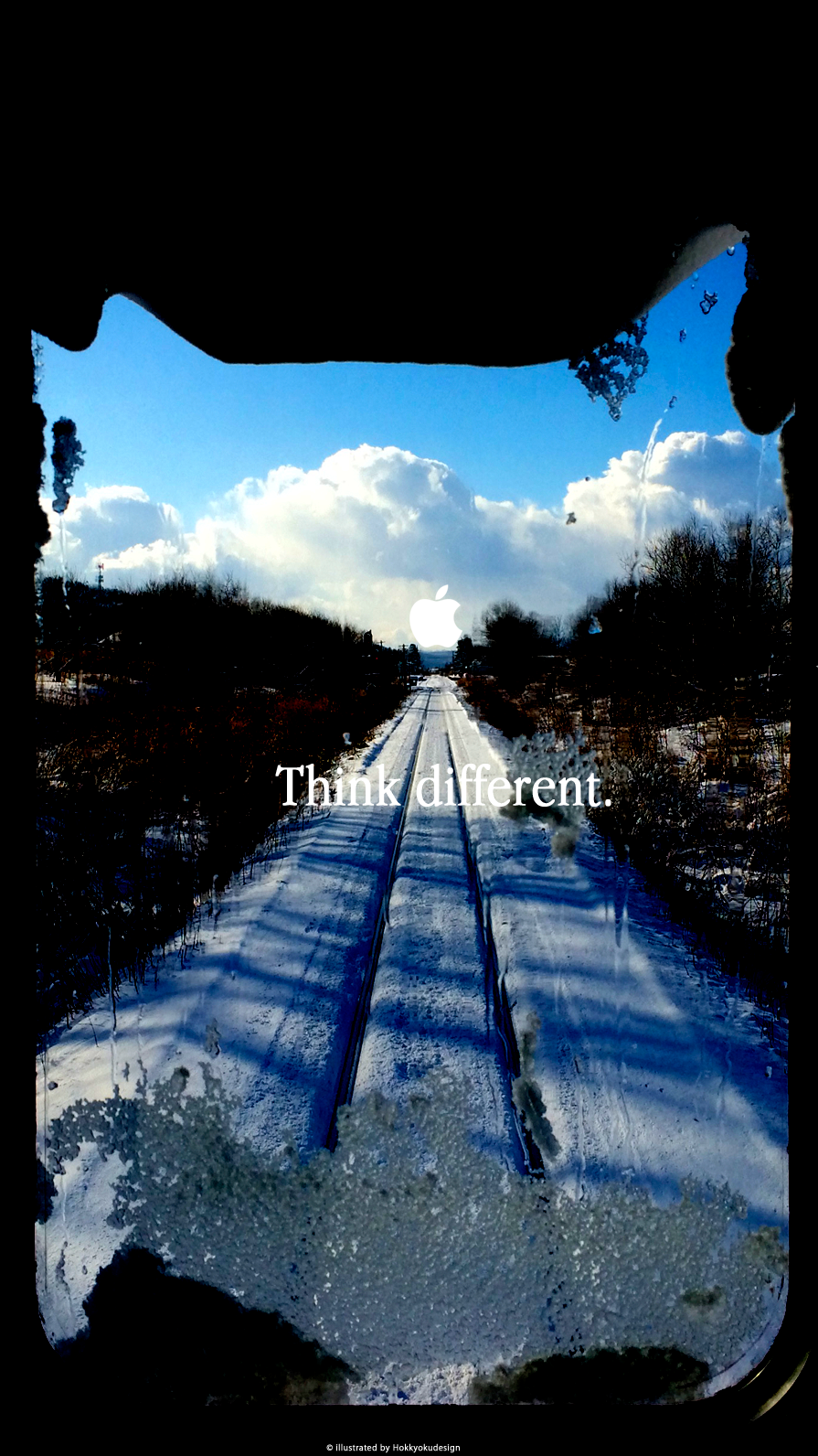 iPhone / Android用壁紙　Think different 2016