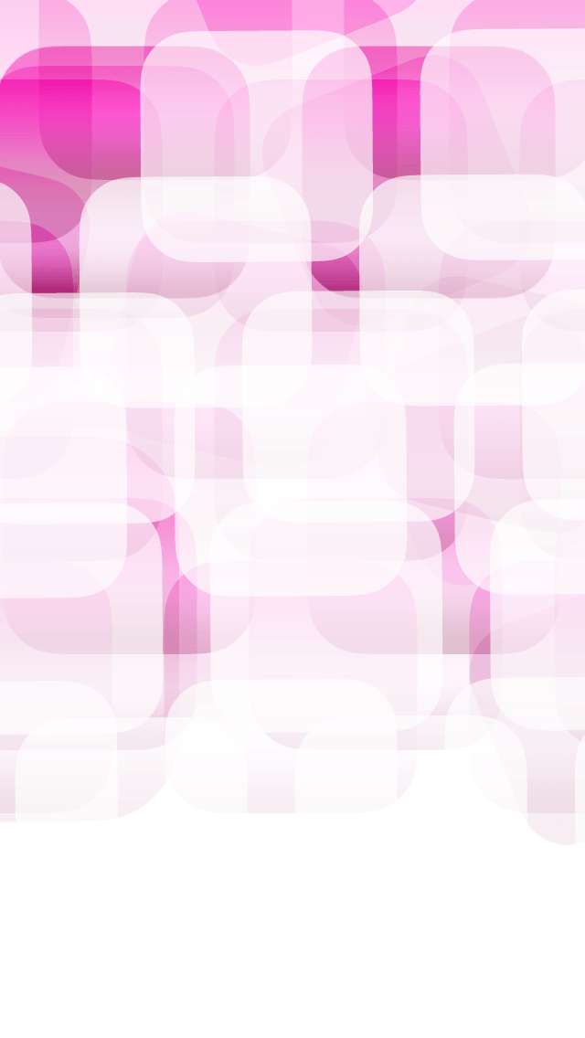 ドックが消える壁紙 ピンクキューブ