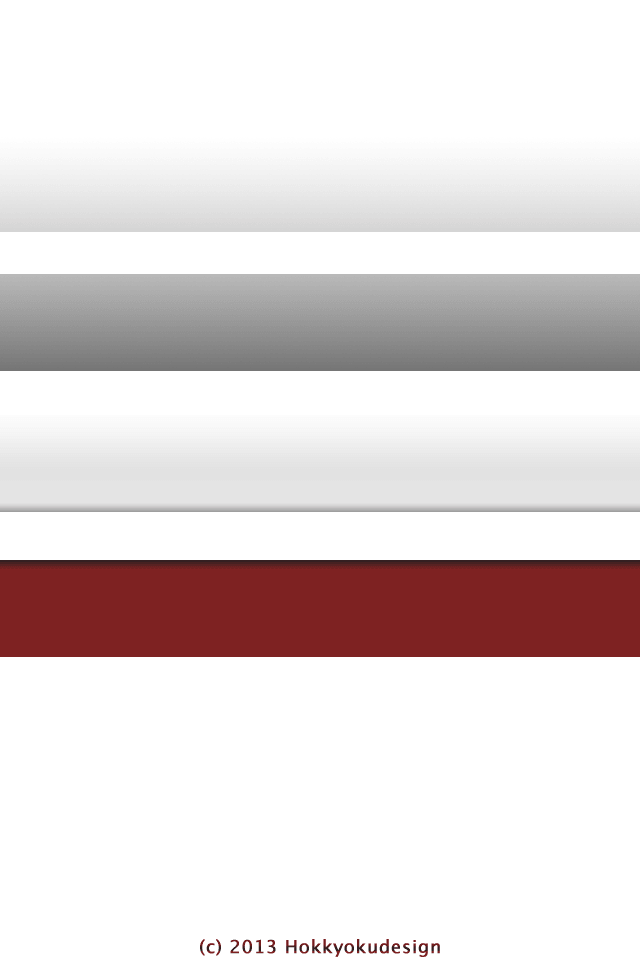 ドックが消える棚壁紙　iPhone4s　レッドライン