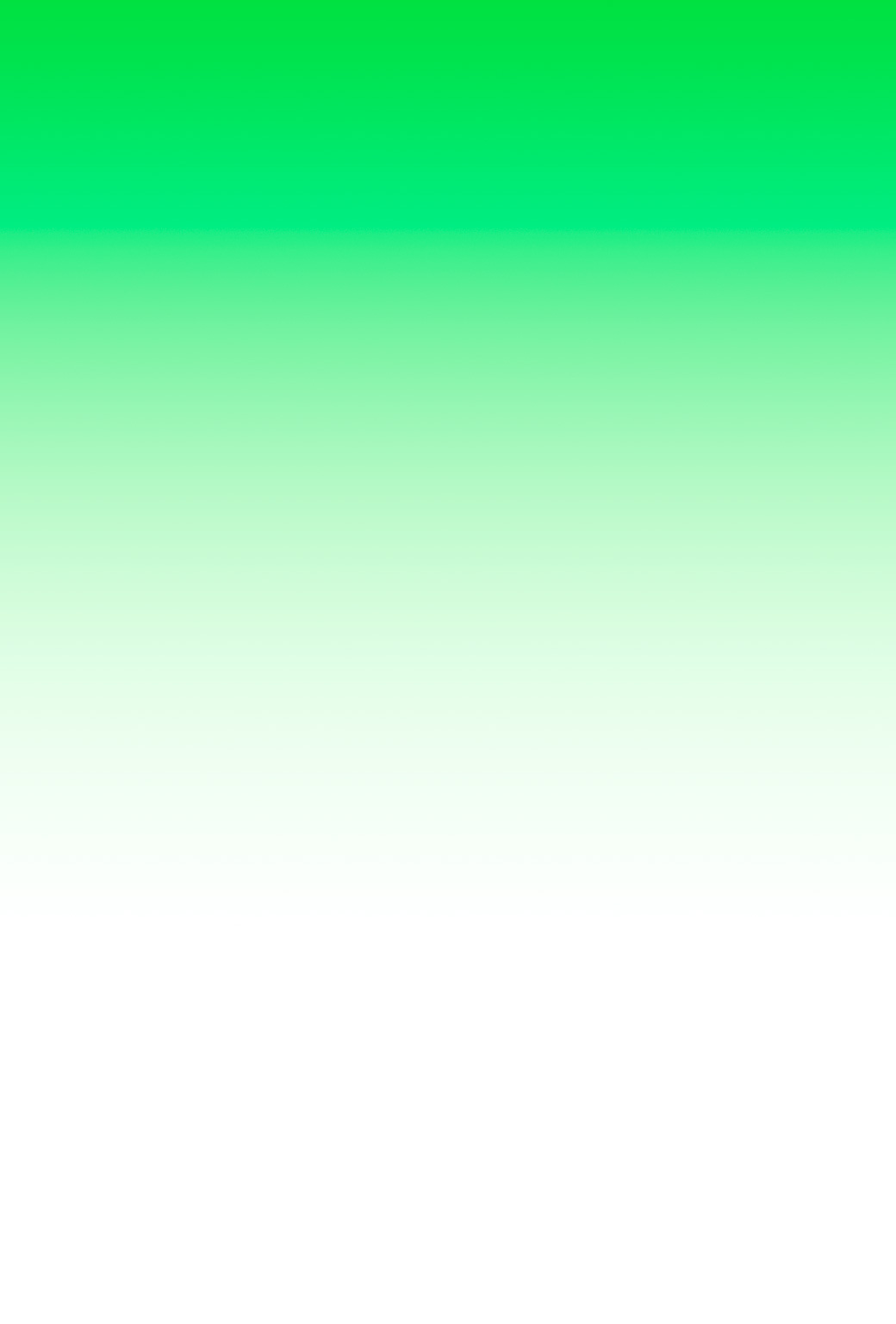 ドックが消える壁紙　緑